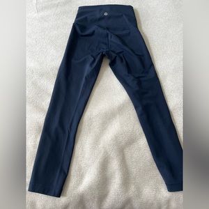 Navy align pants size 2 -25”